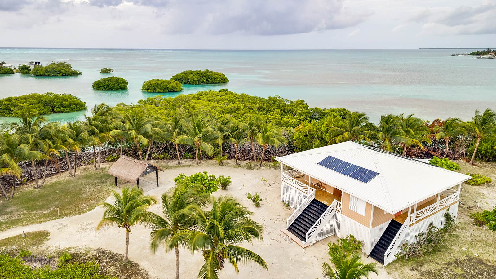 Belize Private Island Villa At Shaka Caye Belize Island Accommodations 
